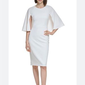 Calvin Klein Cape Dress